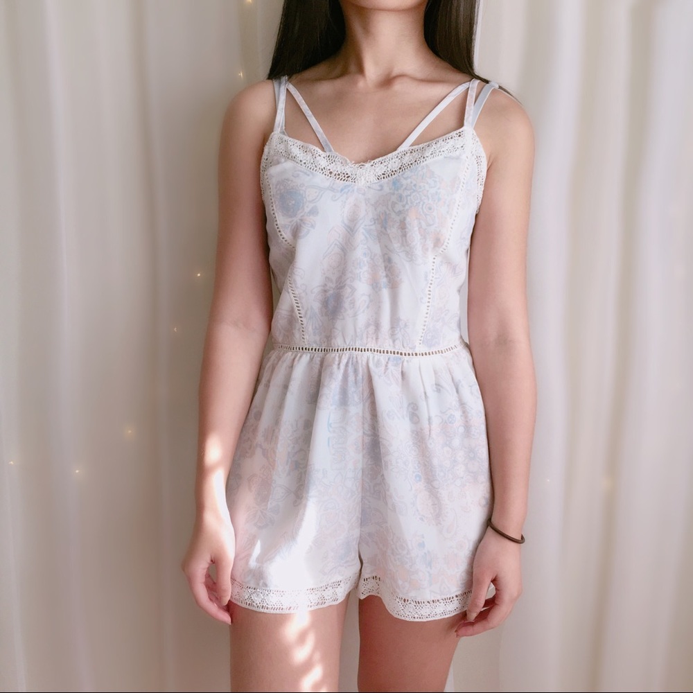 NWOT Kendall&Kylie Crochet Romper